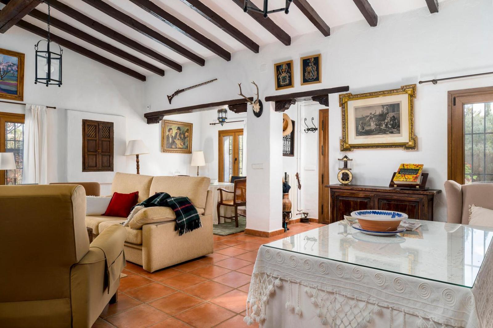 Refugio Andaluz Con Piscina Entre Olivos Вильянуэва-де-Тапиа Экстерьер фото