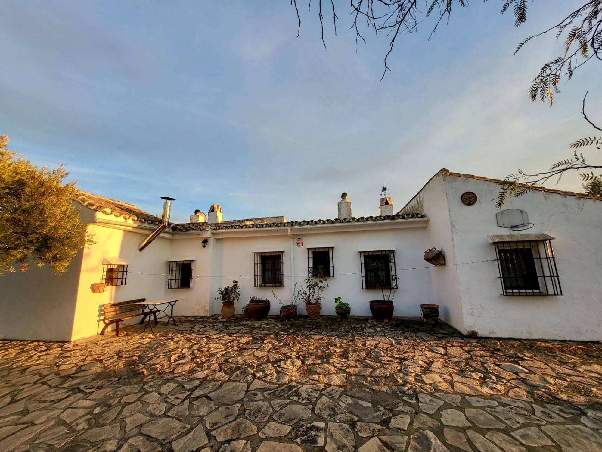 Refugio Andaluz Con Piscina Entre Olivos Вильянуэва-де-Тапиа Экстерьер фото