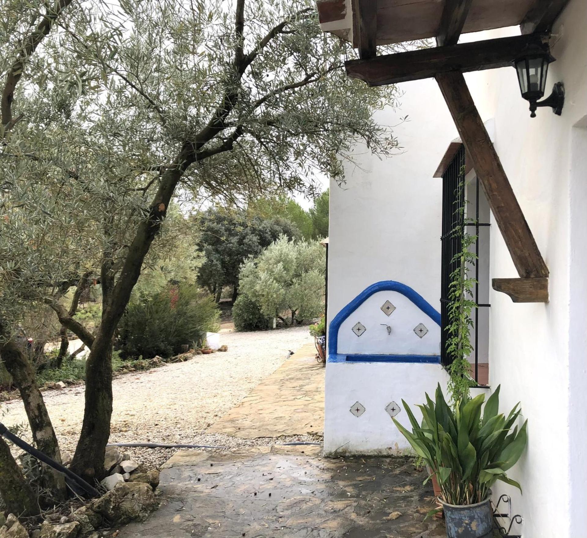 Refugio Andaluz Con Piscina Entre Olivos Вильянуэва-де-Тапиа Экстерьер фото