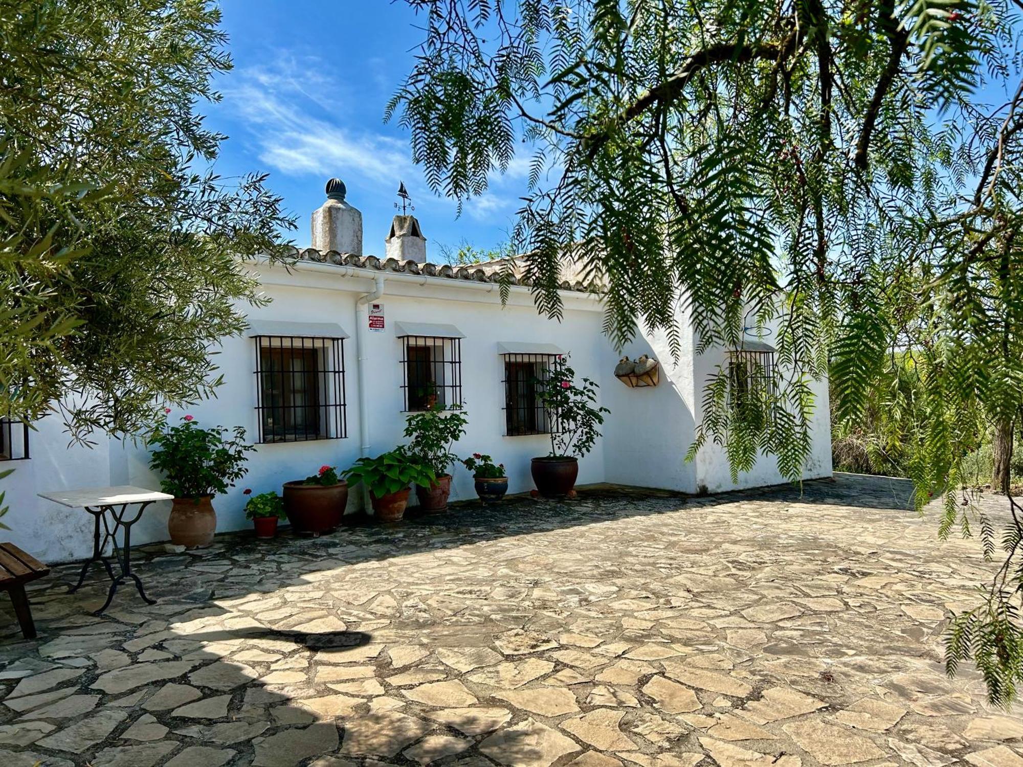 Refugio Andaluz Con Piscina Entre Olivos Вильянуэва-де-Тапиа Экстерьер фото