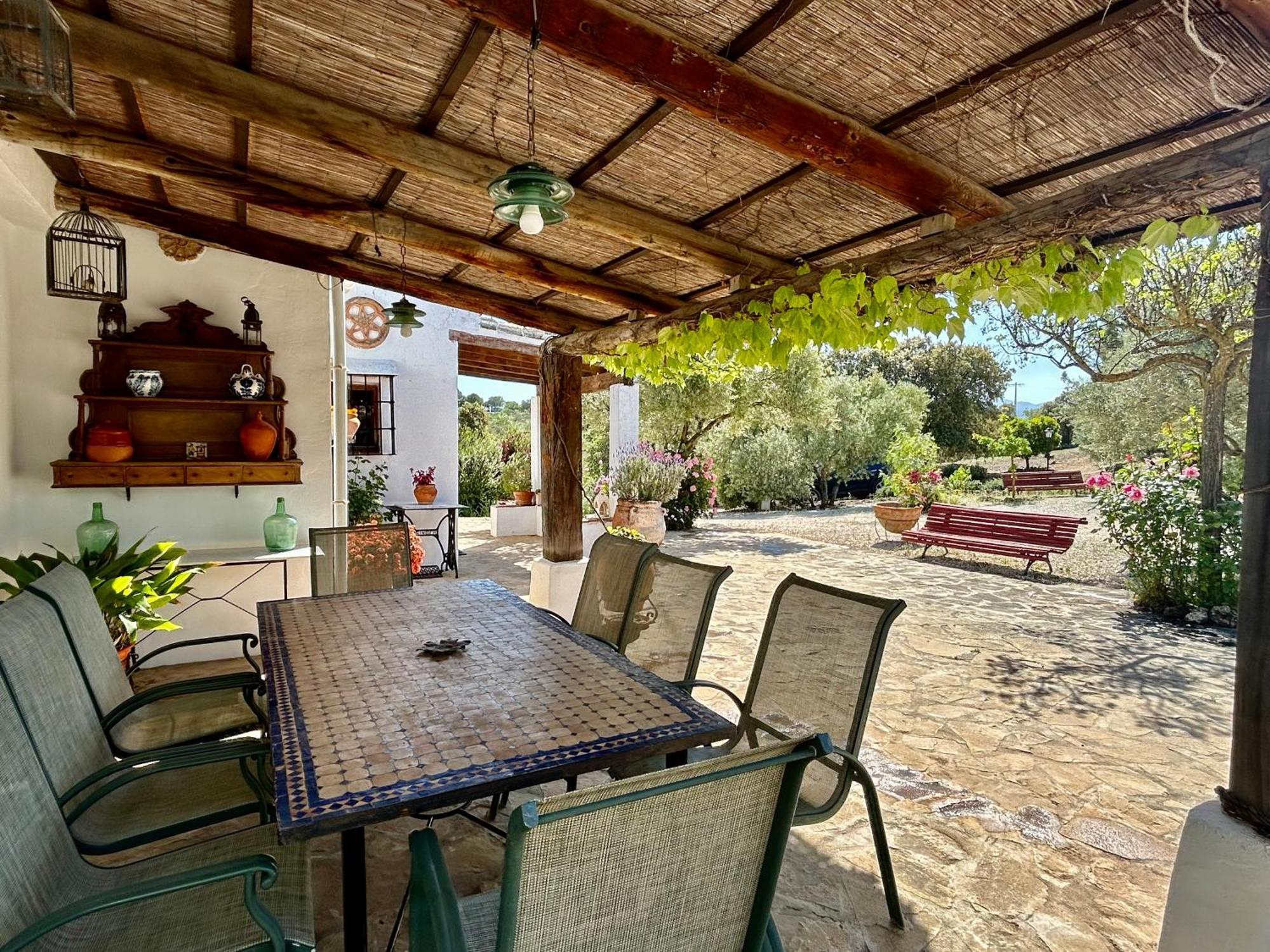 Refugio Andaluz Con Piscina Entre Olivos Вильянуэва-де-Тапиа Экстерьер фото