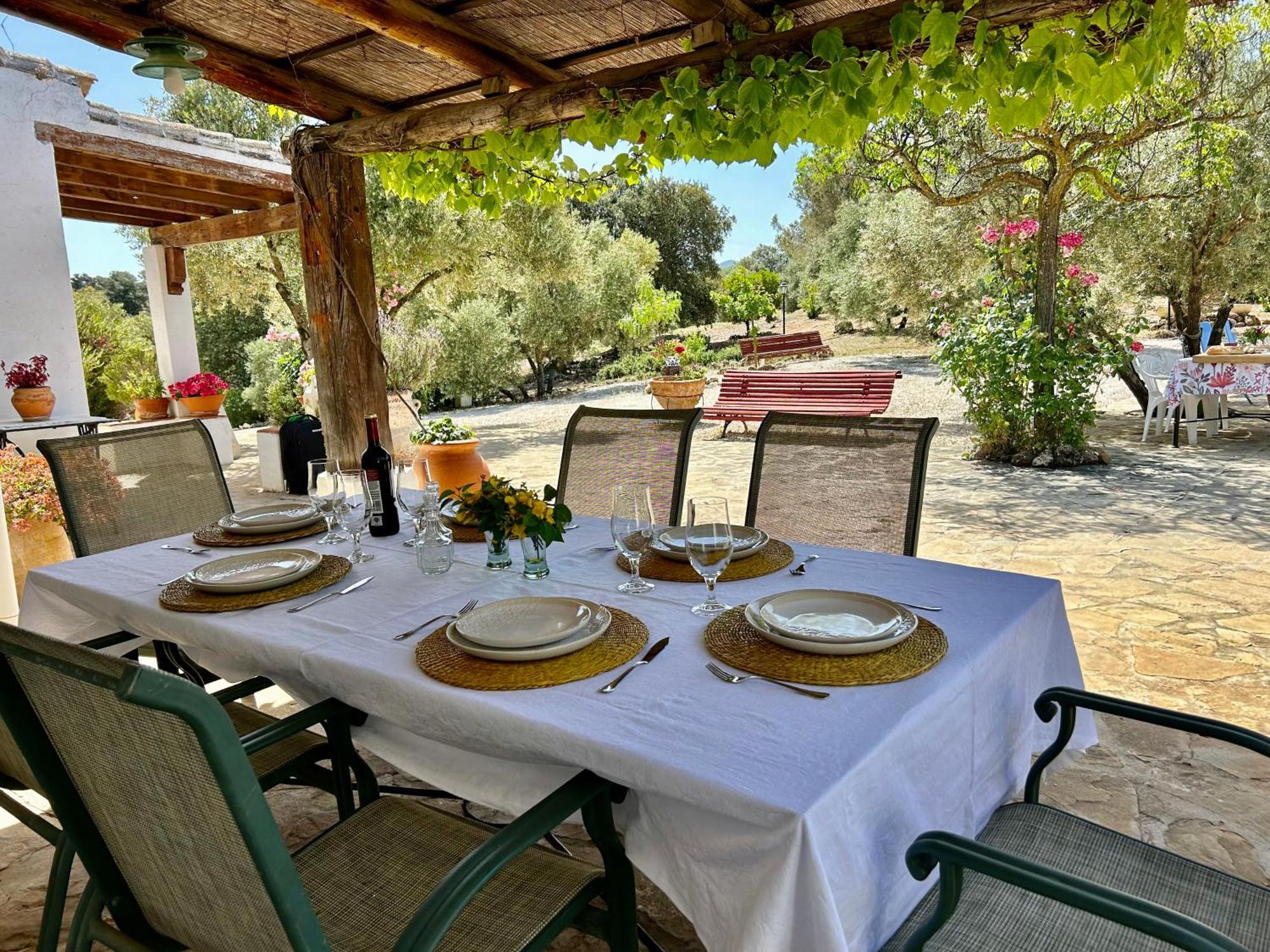 Refugio Andaluz Con Piscina Entre Olivos Вильянуэва-де-Тапиа Экстерьер фото