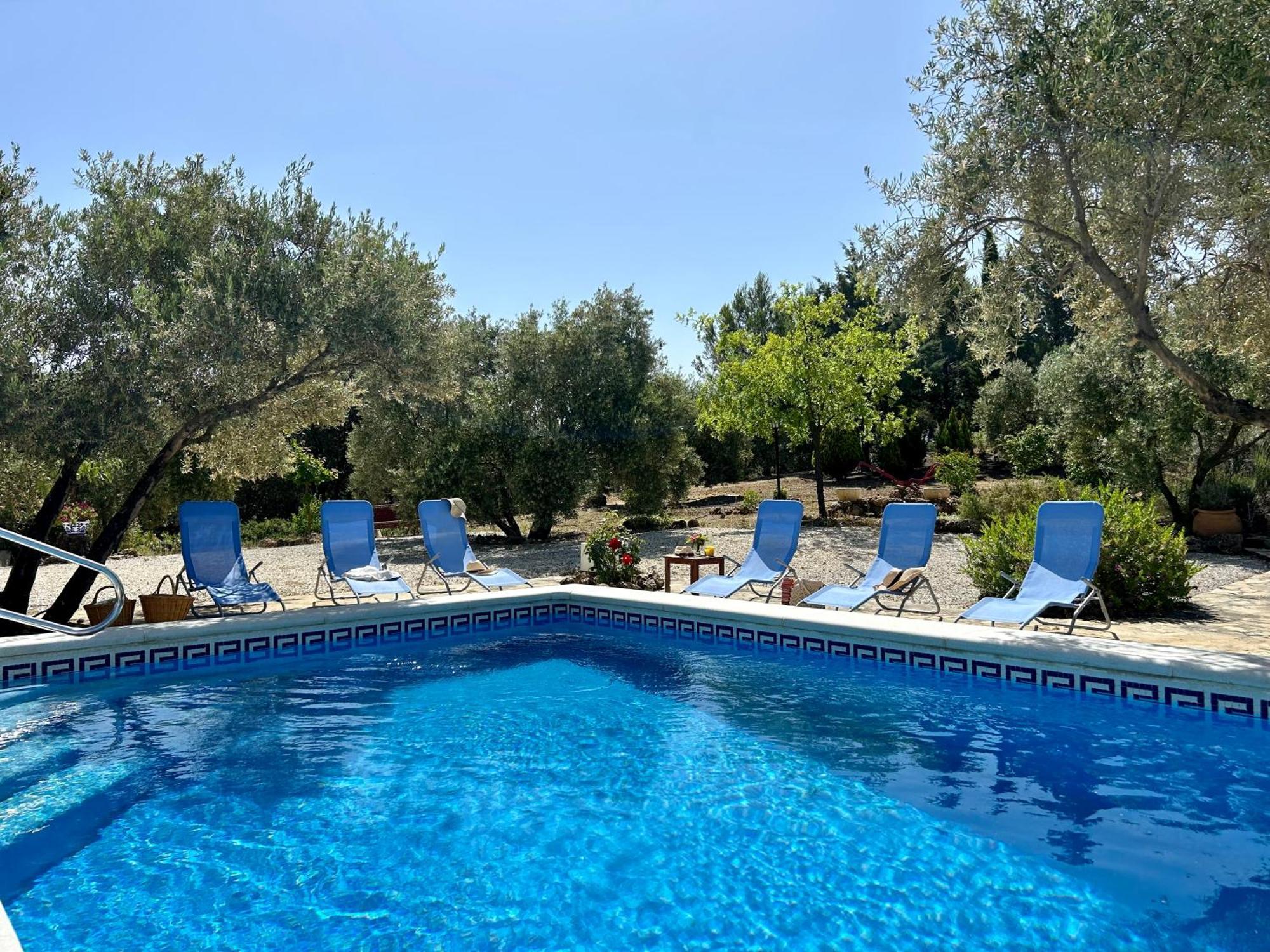 Refugio Andaluz Con Piscina Entre Olivos Вильянуэва-де-Тапиа Экстерьер фото