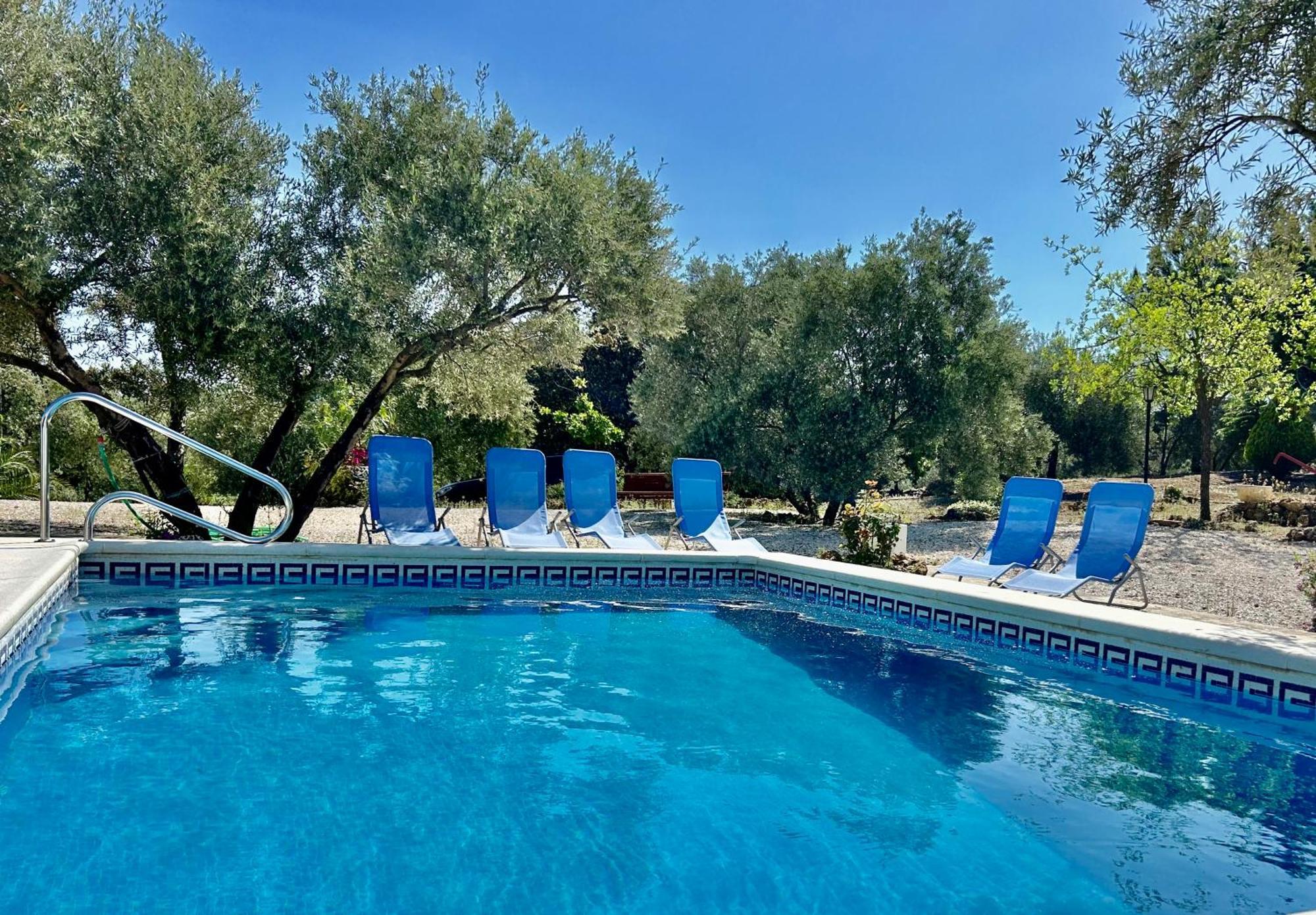 Refugio Andaluz Con Piscina Entre Olivos Вильянуэва-де-Тапиа Экстерьер фото